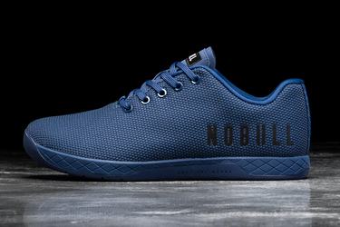 Nobull Superfabric Men's Trainers Indigo | Australia (RD4267)